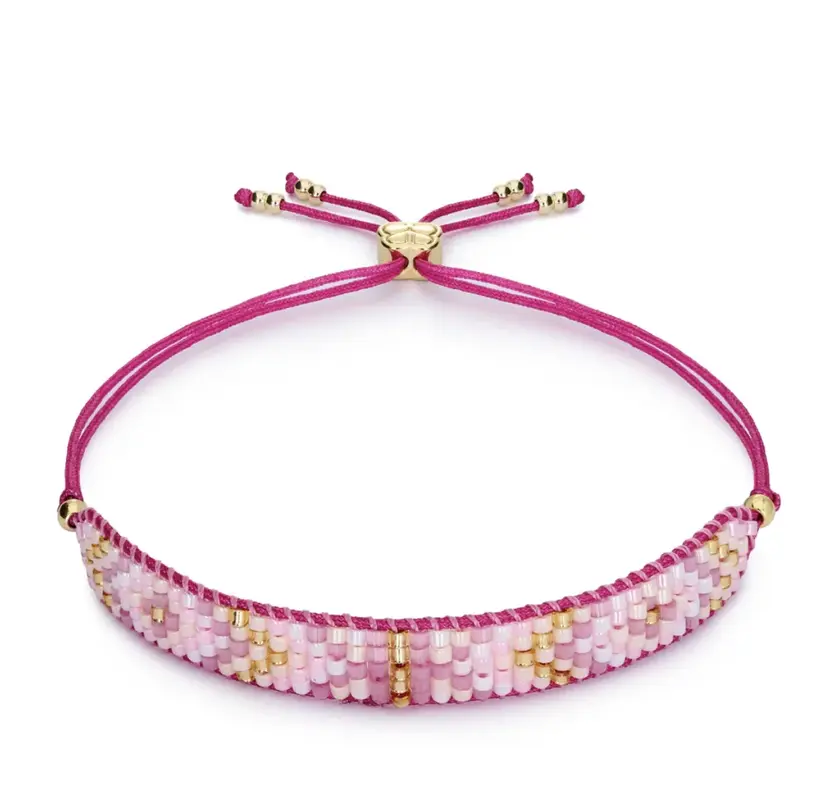 Boho Betty Freundschaftsperlenarmband "pink"