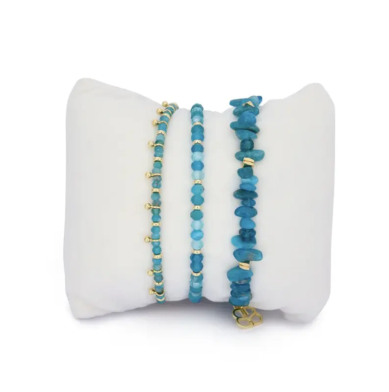 Boho Betty Laguna Apatit & Goldarmband Set