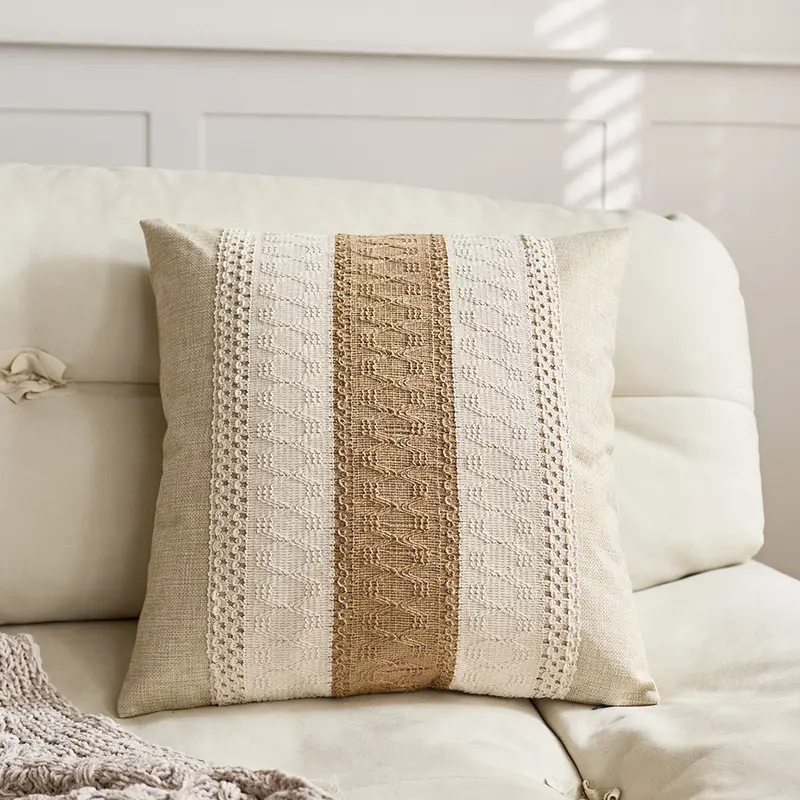 Boho-Kissenhülle Patchwork