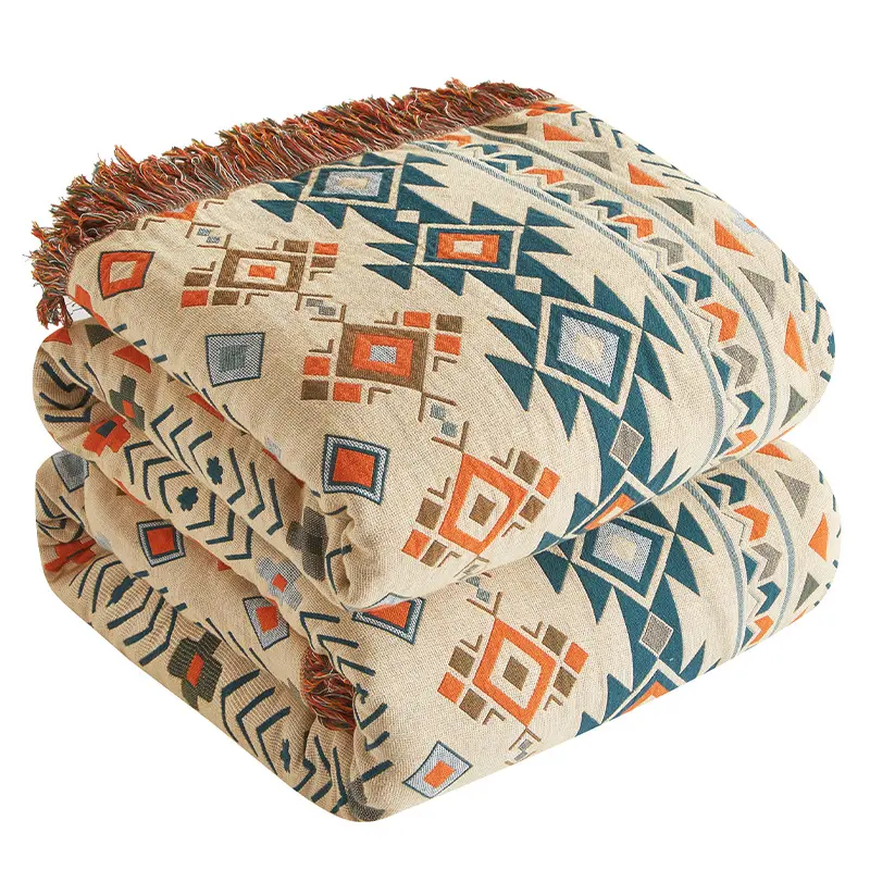 Boho-Muster-Decke