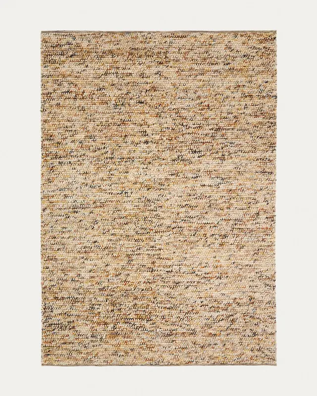 Bouclé-Wollteppich Elanis, mehrfarbig, 200 x 300 cm