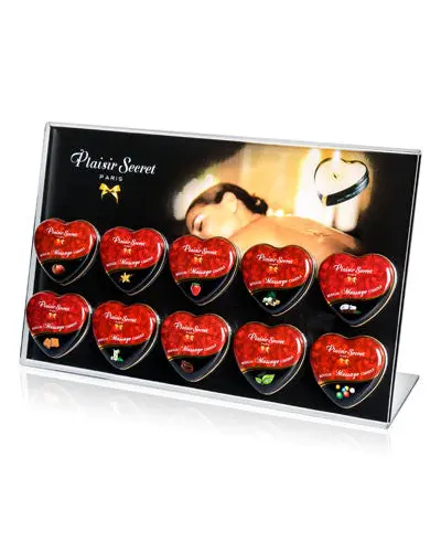 Bougie de massage coeur gourmand