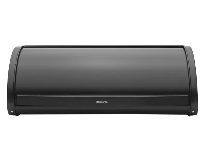BRABANTIA Rollbrotkasten matt black 44.5x26.2x17.3 cm