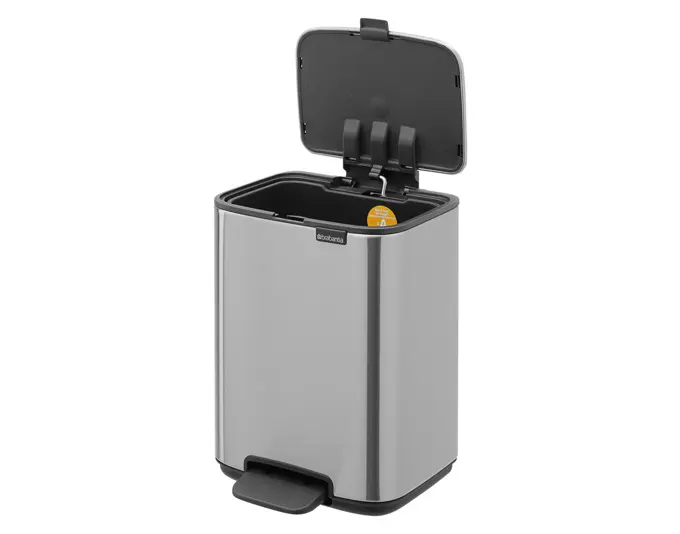 BRABANTIA Treteimer Bo matt steel FFP 4 l