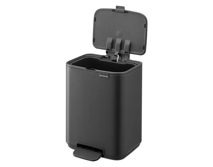BRABANTIA Treteimer Bo mineral infinite grey 4 l