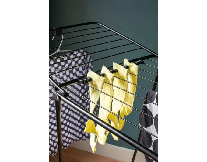 BRABANTIA Wäschetrockner HangOn 22 m black matt