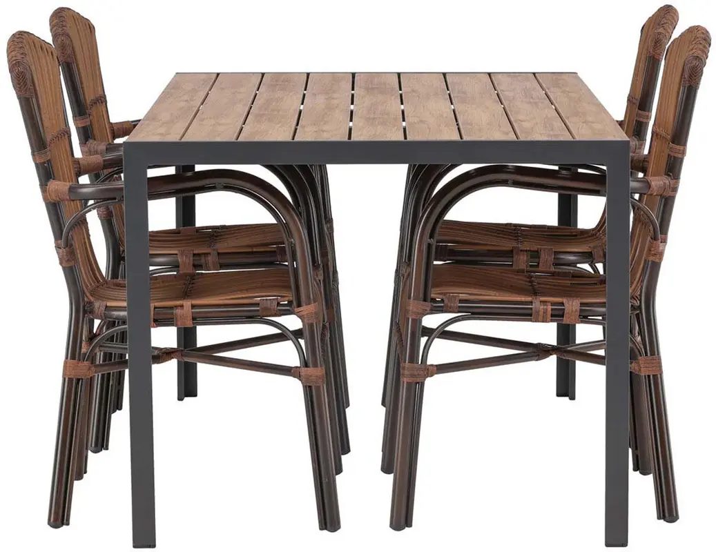 Break Outdoor-Tischset + Galera 150cm/4St.