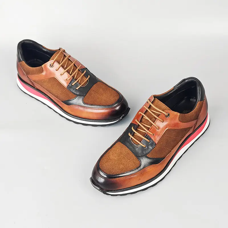 Britische Casual Lederschuhe im Retro-Stil