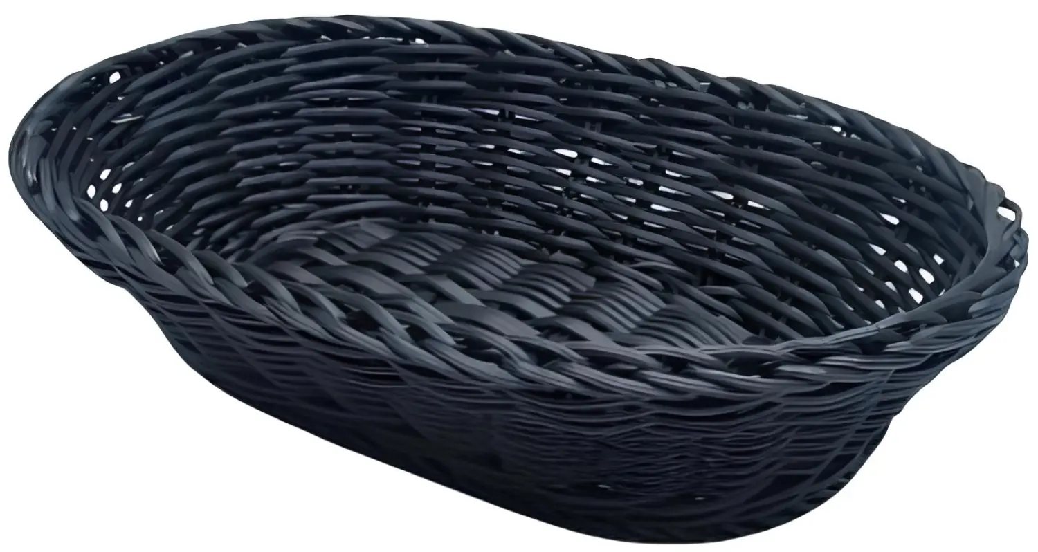 Brotkorb oval 30x21x7cm dunkelbraun