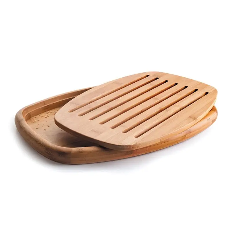 Brotschneidbrett oval Bambux 40x27x3cm