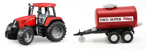 BRUDER Case IH CVX 170 mit Fassanhänger