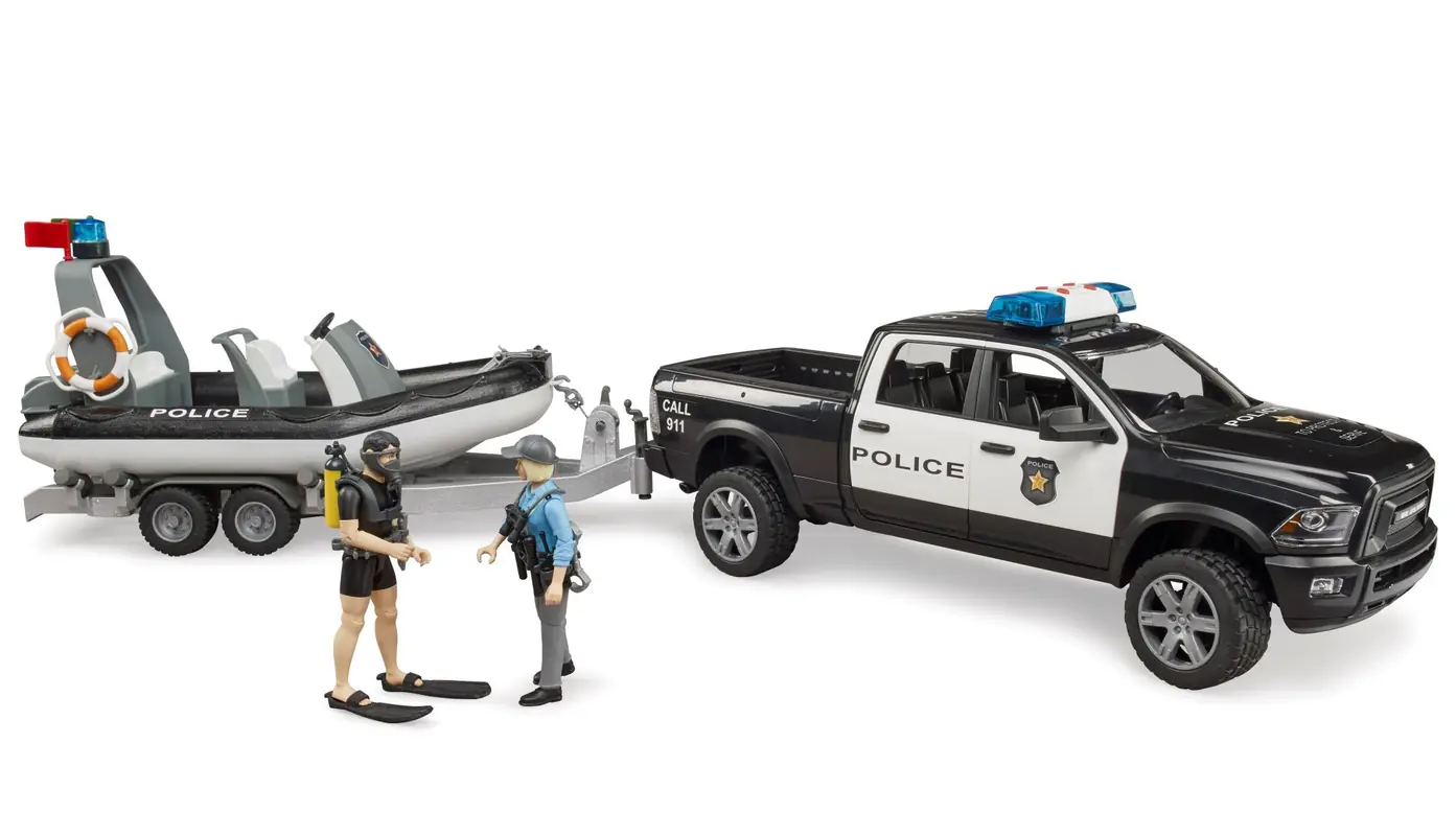 BRUDER RAM 2500 Polizei Pickup