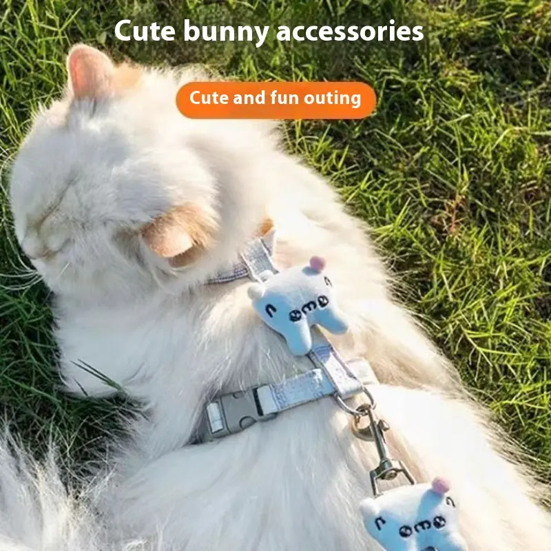 Brustgeschirr mit Leine für Katzen