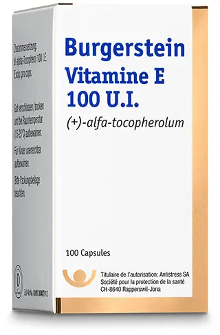 BURGERSTEIN vitamine E caps 100 UI boîte 100 pièces