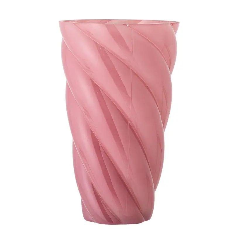 Callo Vase, Rose, Glas