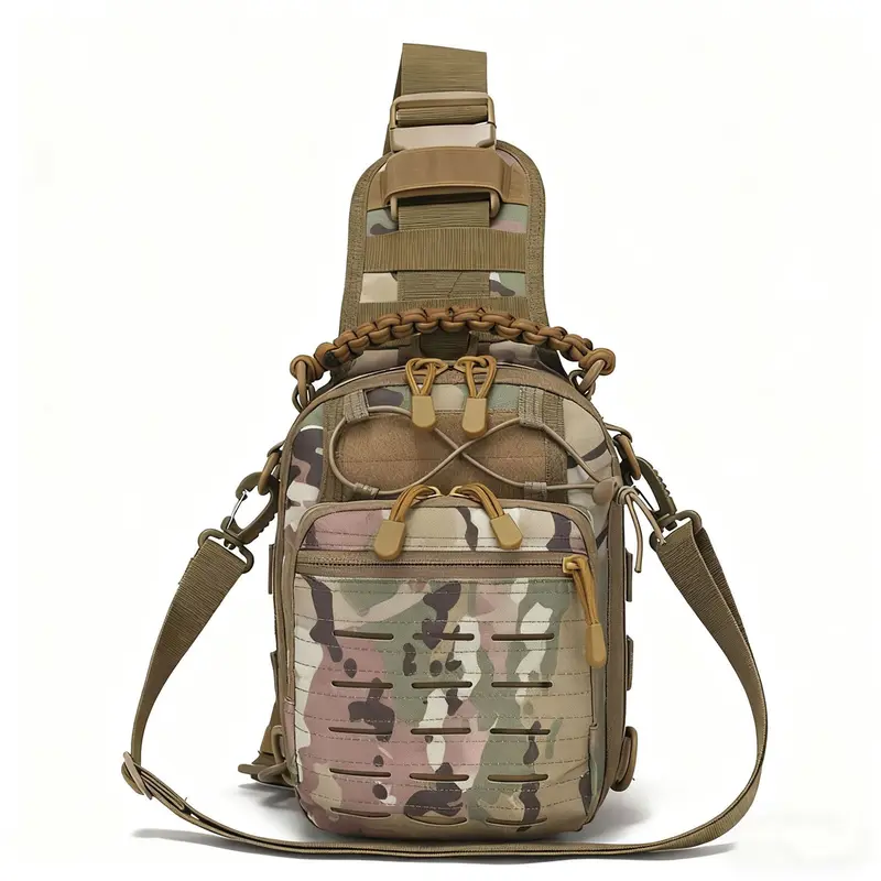 Camouflage-Taktikbrusttasche Outdoor & Fahrrad
