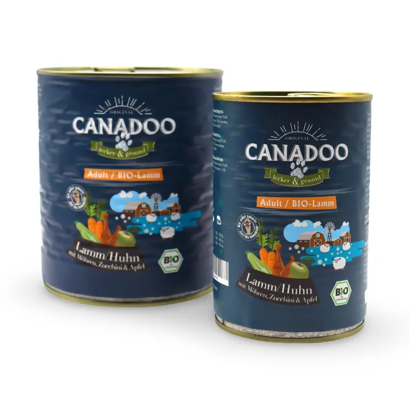 Canadoo Adult Bio Lamm/Huhn mit Möhren, Zucchini & Apfel