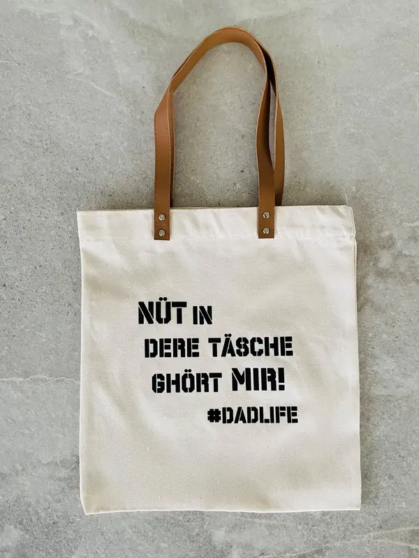 Canvas Tasche - "Nüt in dere Täsche"