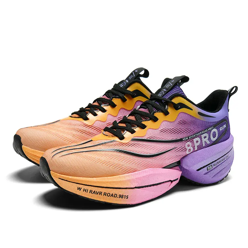 Carbon-Platten Laufschuh mit Dämpfung