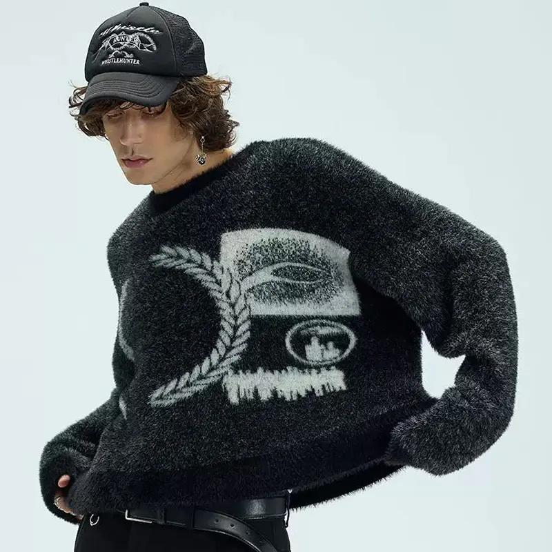 Cartoon-Pullover für Herren