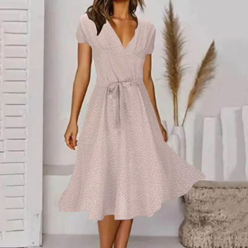 Chiffon-Kleid mit 3D-Effekt