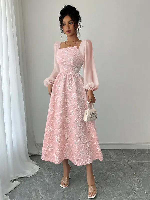 Chiffon-Kleid