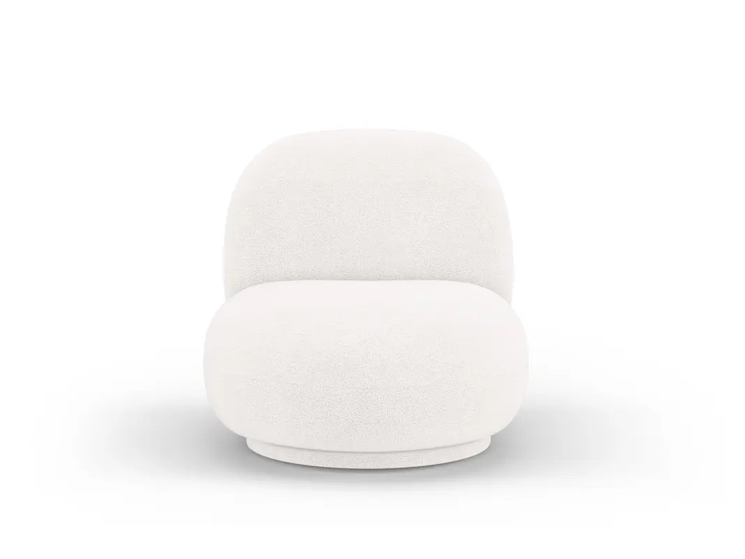 Chuck Swivel Boucle Armchair 1 Sitzer