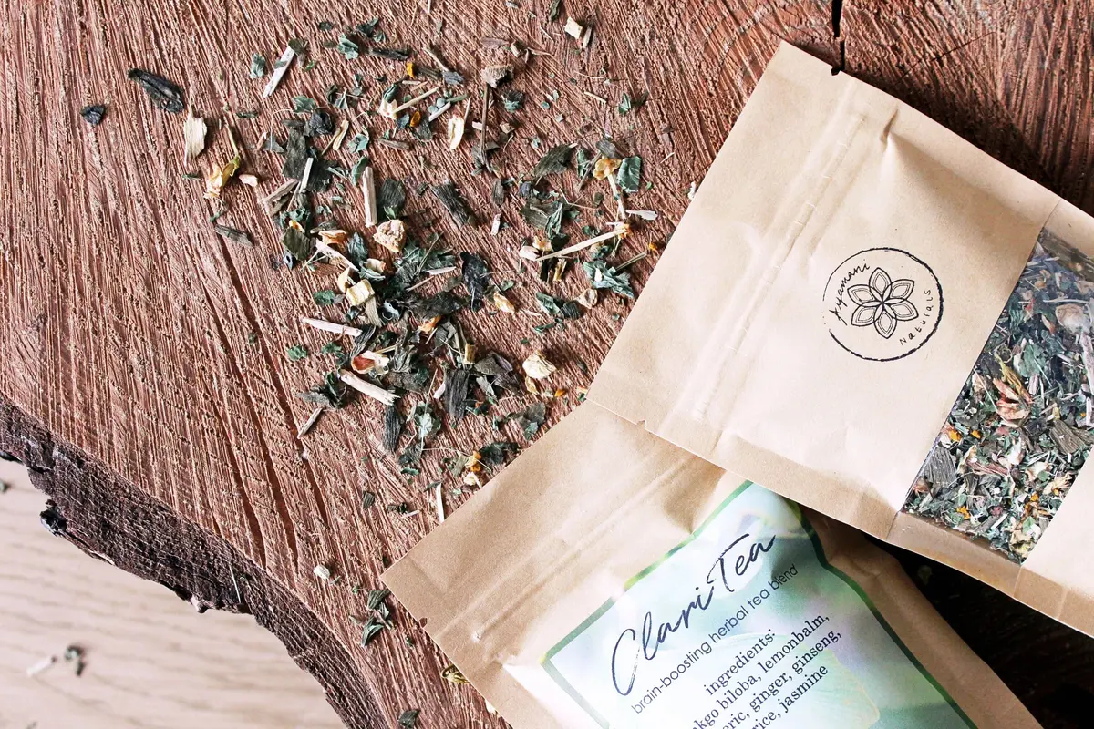 Claritea Zirbeldrüse Entkalkender Kräutertee für Focus