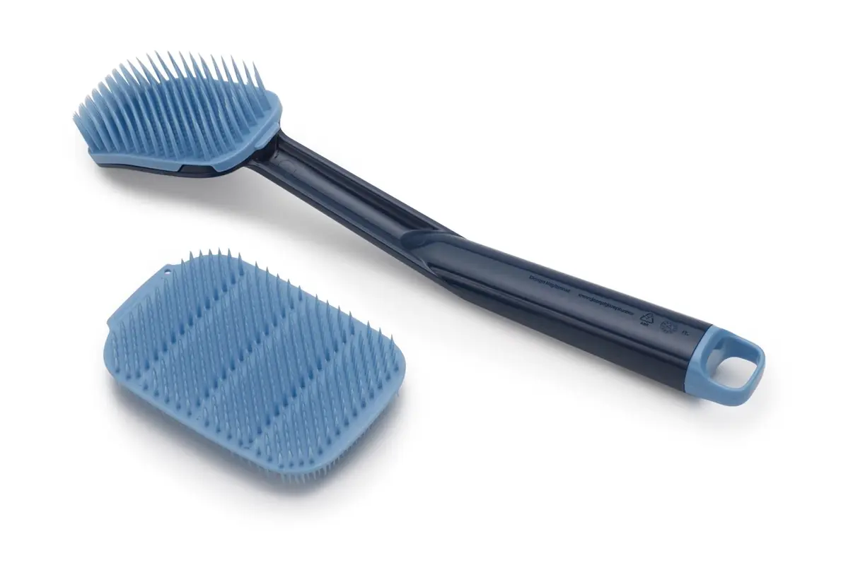CleanTech Spülbürsten- und Schrubber-Set 2tlg. Blau