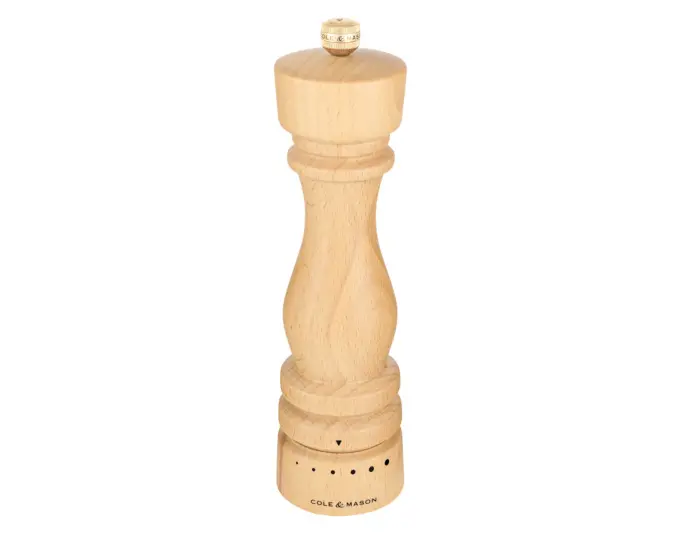 COLE&MASON Pfeffermühle London Buche natur GRD SLT 22x5.8x5.8 cm
