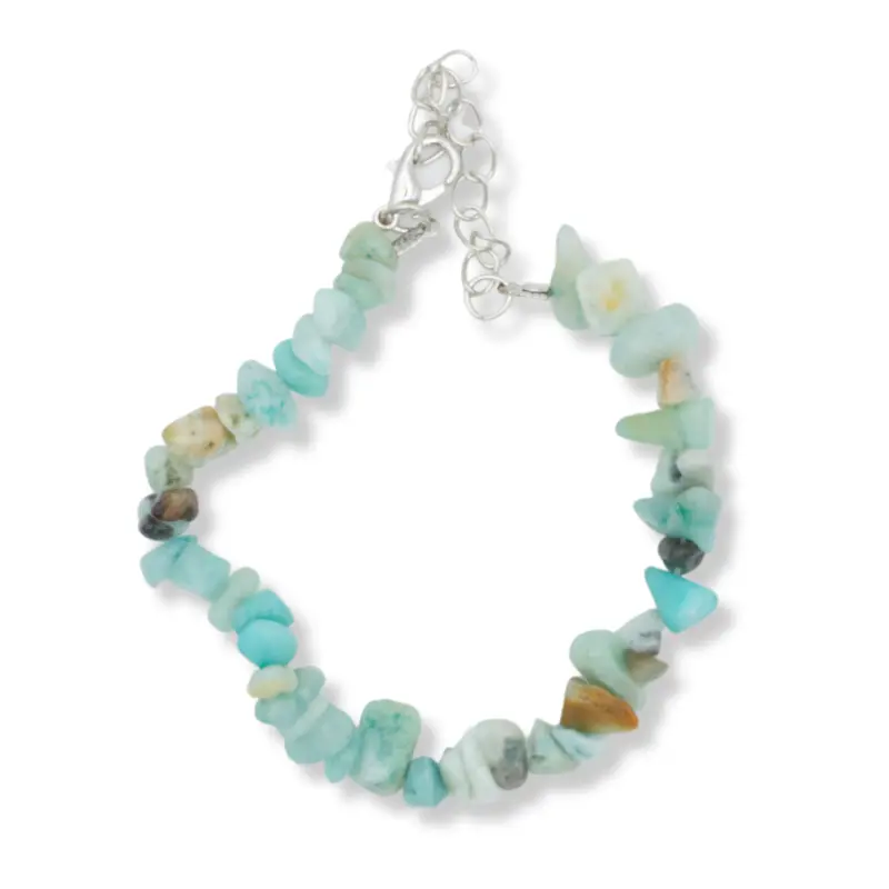 Collection de Bracelets “Chips” en Pierres Naturelles, Ajustable
