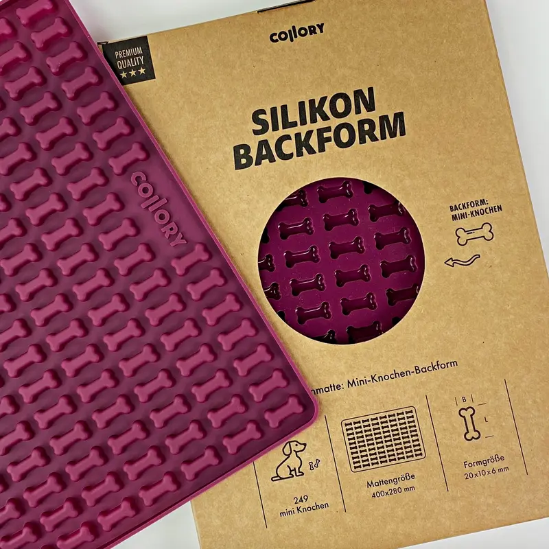 Collory Backmatte Knochen burgundy