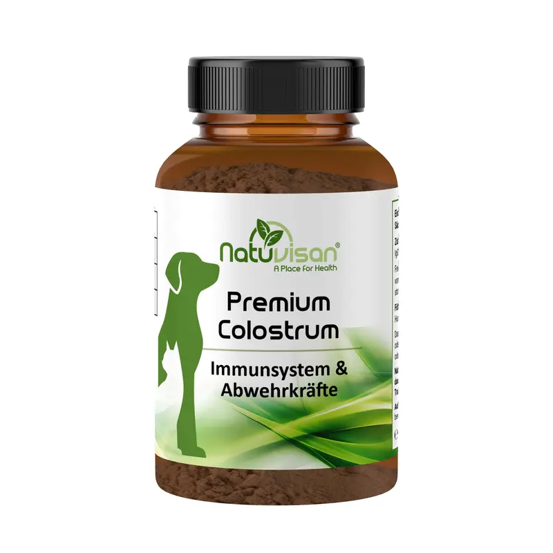 COLOSTRUM Pulver 30% IgG mit Lactoferrin & Lysozym für Tiere - 100g Pulver