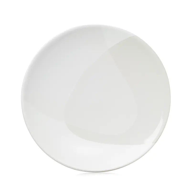 Confluence Dessertteller D21.5cm leinen alabaster weiss