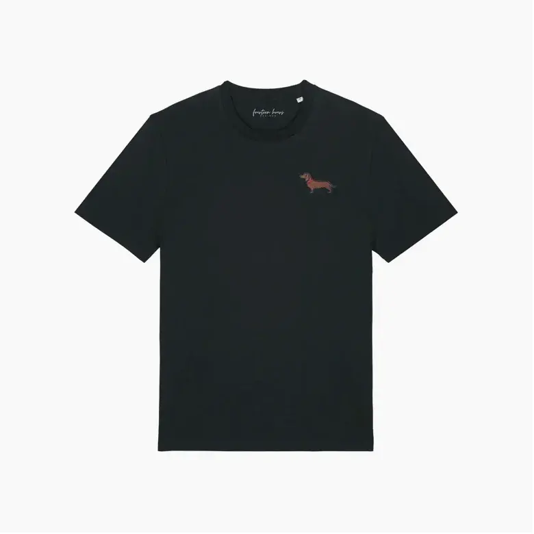 cool people club Bio-Baumwollshirt Dackel "schwarz"