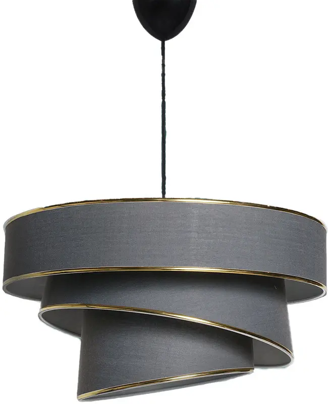 Couper Pendellampe - Anthrazit Gold