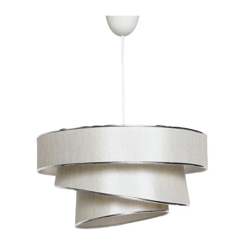 Couper Pendellampe - Beige Silber
