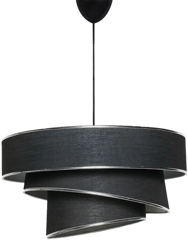 Couper Pendellampe - Schwarz Silber
