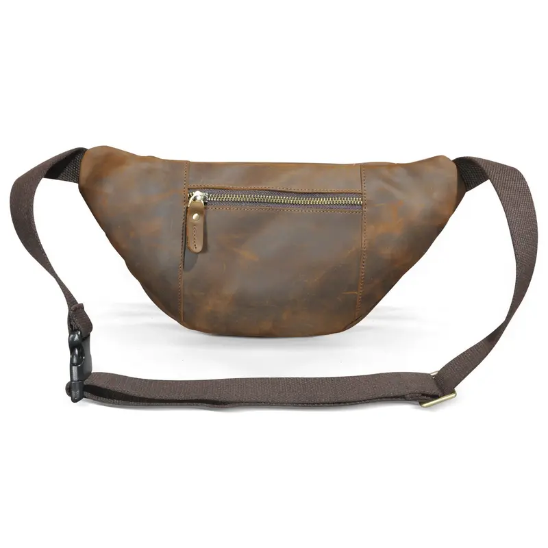 Crazy Horse Leder Brusttasche für Herren