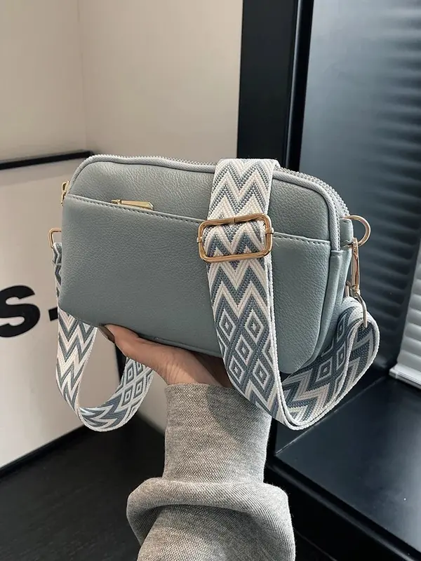 Crossbody-Bag Vegan · Sommer-Tasche mit Smartphone-Fach