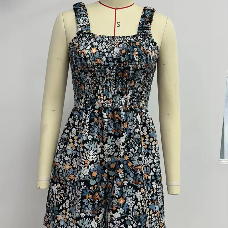 Damen Blumenprint Jumpsuit