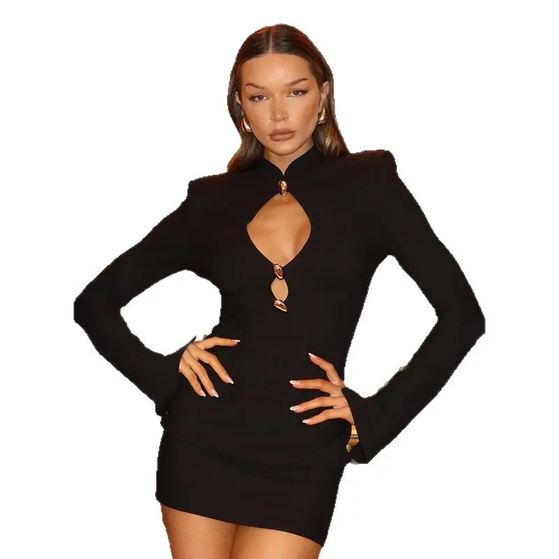 Damen Kleid «Aria» · Cut-out, einfarbig