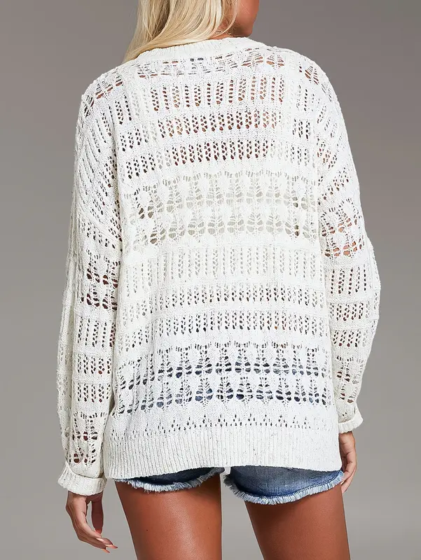 Damen Strand-Cover-up «Brisa» · Crochet-Strick