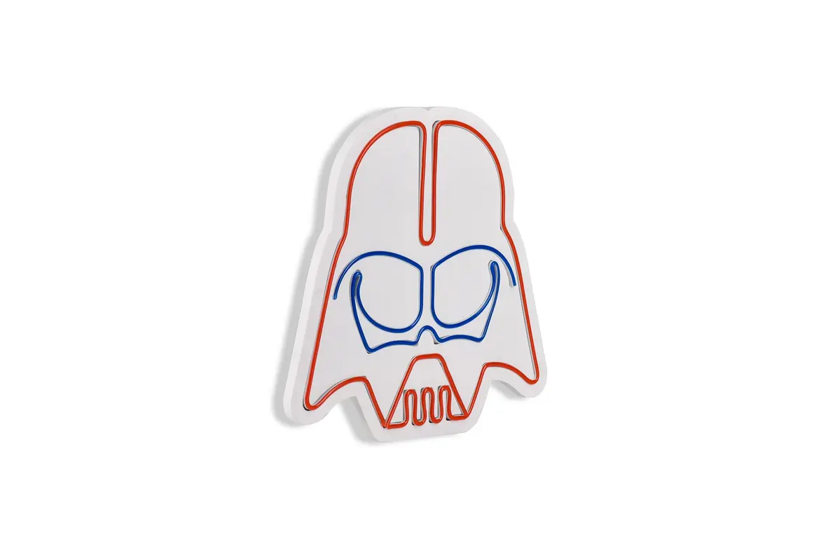Darth Vader Wandleuchte - Rot Blau
