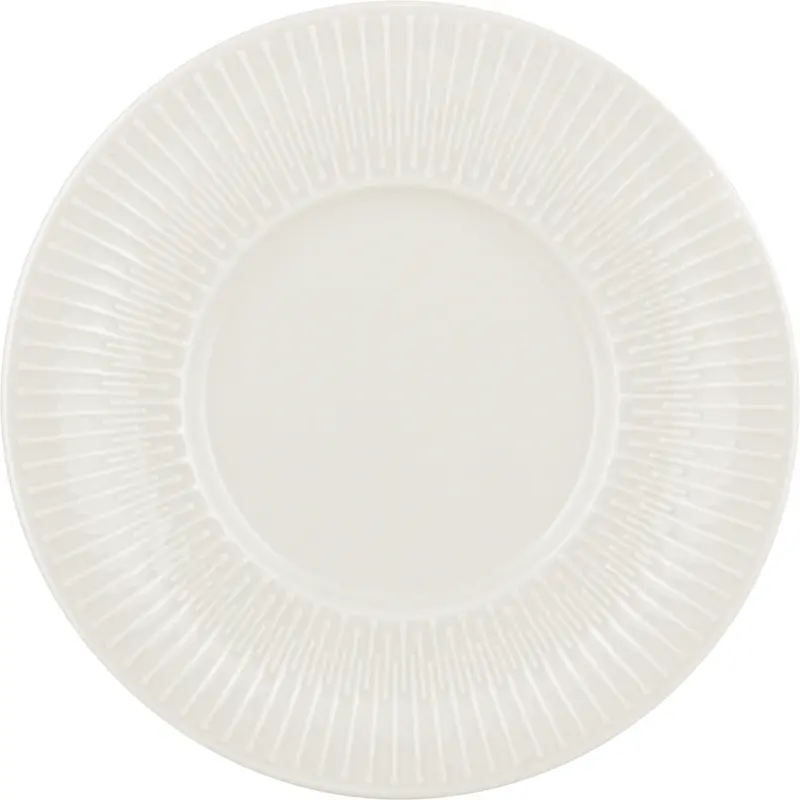 Delight Vibes Teller flach rund Fahne Relief 16cm