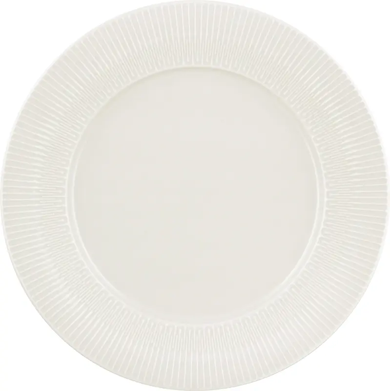 Delight Vibes Teller flach rund Fahne Relief 28cm