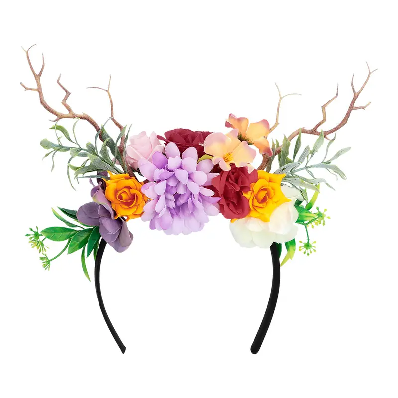 Diadem /Haarreif mit Blumen
