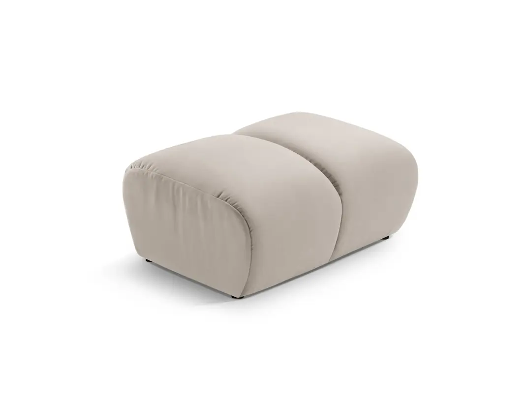 Diana Velour Pouf 1 Sitzer