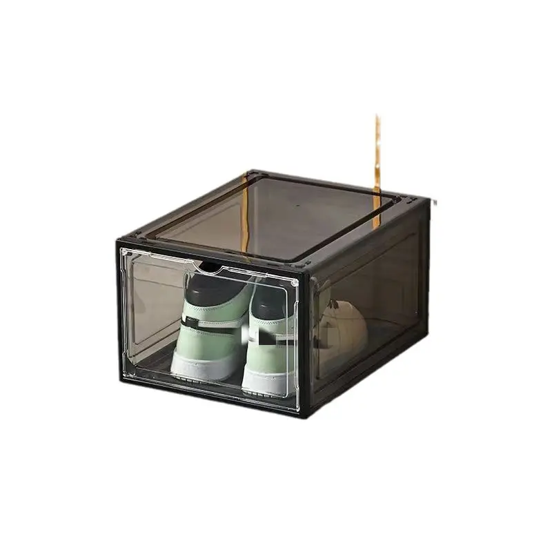 Dicke transparente Schuhbox mit Magnetverschluss