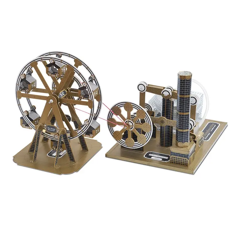 Die Dampfmaschine und das Riesenrad im Set - AsdtroMedia